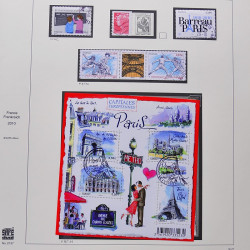 Collection timbres de France 2009-2011 neufs** et oblitérés complet en album Safe.