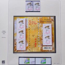 Collection timbres de France 2009-2011 neufs** et oblitérés complet en album Safe.