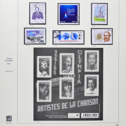 Collection timbres de France 2009-2011 neufs** et oblitérés complet en album Safe.