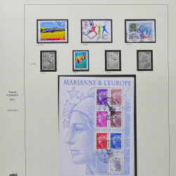 Collection timbres de France 2009-2011 neufs** et oblitérés complet en album Safe.