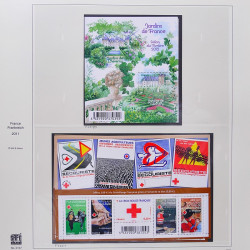 Collection timbres de France 2009-2011 neufs** et oblitérés complet en album Safe.