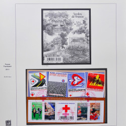 Collection timbres de France 2009-2011 neufs** et oblitérés complet en album Safe.