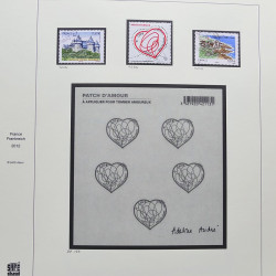 Collection timbres de France 2012-2013 neufs** et oblitérés complet en album Safe.