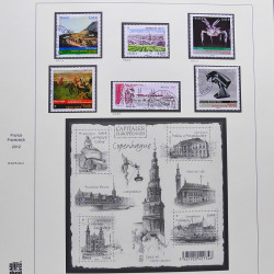 Collection timbres de France 2012-2013 neufs** et oblitérés complet en album Safe.