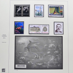 Collection timbres de France 2012-2013 neufs** et oblitérés complet en album Safe.