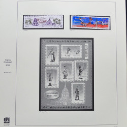 Collection timbres de France 2012-2013 neufs** et oblitérés complet en album Safe.