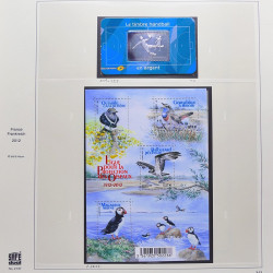 Collection timbres de France 2012-2013 neufs** et oblitérés complet en album Safe.