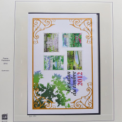 Collection timbres de France 2012-2013 neufs** et oblitérés complet en album Safe.