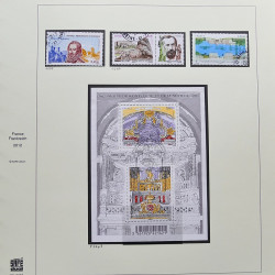 Collection timbres de France 2012-2013 neufs** et oblitérés complet en album Safe.