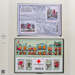 Collection timbres de France 2012-2013 neufs** et oblitérés complet en album Safe.