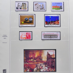 Collection timbres de France 2012-2013 neufs** et oblitérés complet en album Safe.