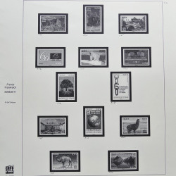Collection timbres de France 2012-2013 neufs** et oblitérés complet en album Safe.