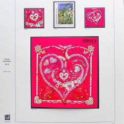 Collection timbres de France 2012-2013 neufs** et oblitérés complet en album Safe.