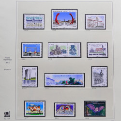 Collection timbres de France 2012-2013 neufs** et oblitérés complet en album Safe.