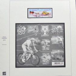 Collection timbres de France 2012-2013 neufs** et oblitérés complet en album Safe.