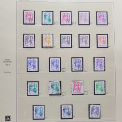 Collection timbres de France 2012-2013 neufs** et oblitérés complet en album Safe.