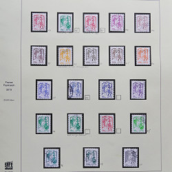Collection timbres de France 2012-2013 neufs** et oblitérés complet en album Safe.