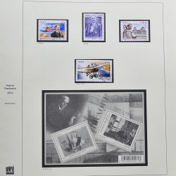Collection timbres de France 2012-2013 neufs** et oblitérés complet en album Safe.