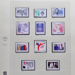 Collection timbres de France 2012-2013 neufs** et oblitérés complet en album Safe.
