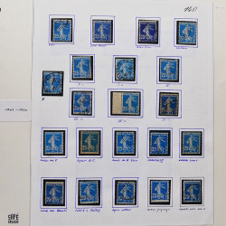 Collection timbres de France 1900-1928 neufs et oblitérés en album Safe.