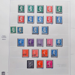 Collection timbres de France 1900-1928 neufs et oblitérés en album Safe.