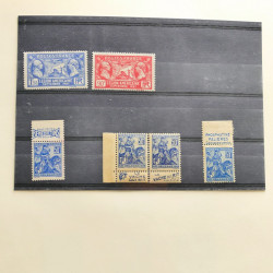 Collection timbres de France 1900-1928 neufs et oblitérés en album Safe.