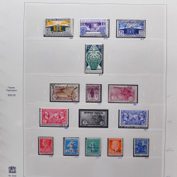 Collection timbres de France 1900-1928 neufs et oblitérés en album Safe.