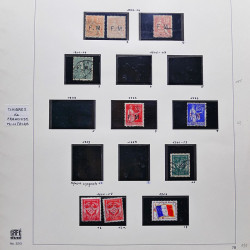 Collection timbres de France 1900-1928 neufs et oblitérés en album Safe.