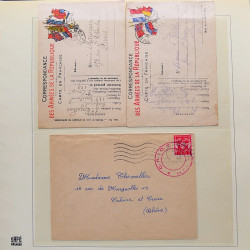 Collection timbres de France 1900-1928 neufs et oblitérés en album Safe.