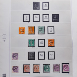 Collection timbres de France 1900-1928 neufs et oblitérés en album Safe.