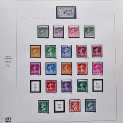 Collection timbres de France 1900-1928 neufs et oblitérés en album Safe.