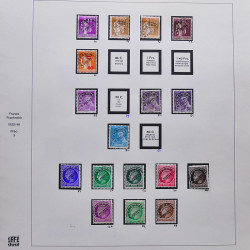 Collection timbres de France 1900-1928 neufs et oblitérés en album Safe.