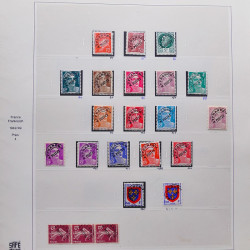 Collection timbres de France 1900-1928 neufs et oblitérés en album Safe.