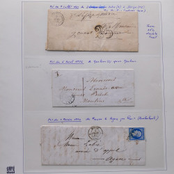 Collection timbres de France 1900-1928 neufs et oblitérés en album Safe.