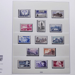 Collection timbres de France 1950-1969 neufs** complet en album Lindner.