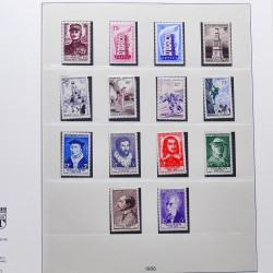 Collection timbres de France 1950-1969 neufs** complet en album Lindner.