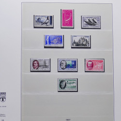 Collection timbres de France 1950-1969 neufs** complet en album Lindner.