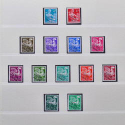Collection timbres de France 1950-1969 neufs** complet en album Lindner.