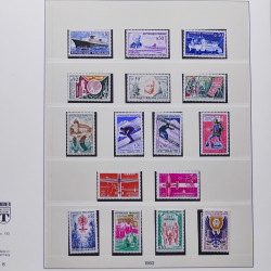 Collection timbres de France 1950-1969 neufs** complet en album Lindner.