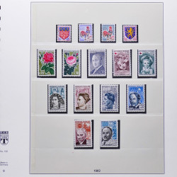 Collection timbres de France 1950-1969 neufs** complet en album Lindner.