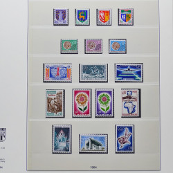Collection timbres de France 1950-1969 neufs** complet en album Lindner.