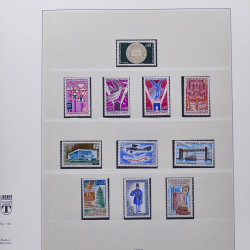 Collection timbres de France 1950-1969 neufs** complet en album Lindner.