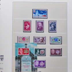 Collection timbres de France 1950-1969 neufs** complet en album Lindner.