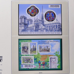 Collection timbres de France 2013-2014 neufs** complet en album Lindner.