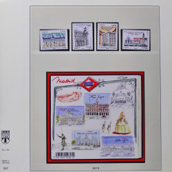 Collection timbres de France 2013-2014 neufs** complet en album Lindner.