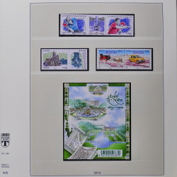 Collection timbres de France 2013-2014 neufs** complet en album Lindner.