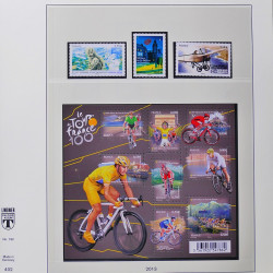 Collection timbres de France 2013-2014 neufs** complet en album Lindner.