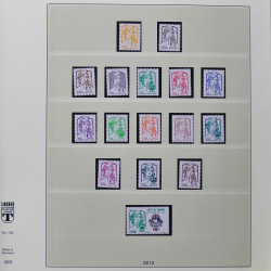 Collection timbres de France 2013-2014 neufs** complet en album Lindner.