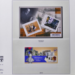 Collection timbres de France 2013-2014 neufs** complet en album Lindner.