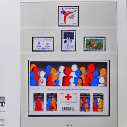 Collection timbres de France 2013-2014 neufs** complet en album Lindner.